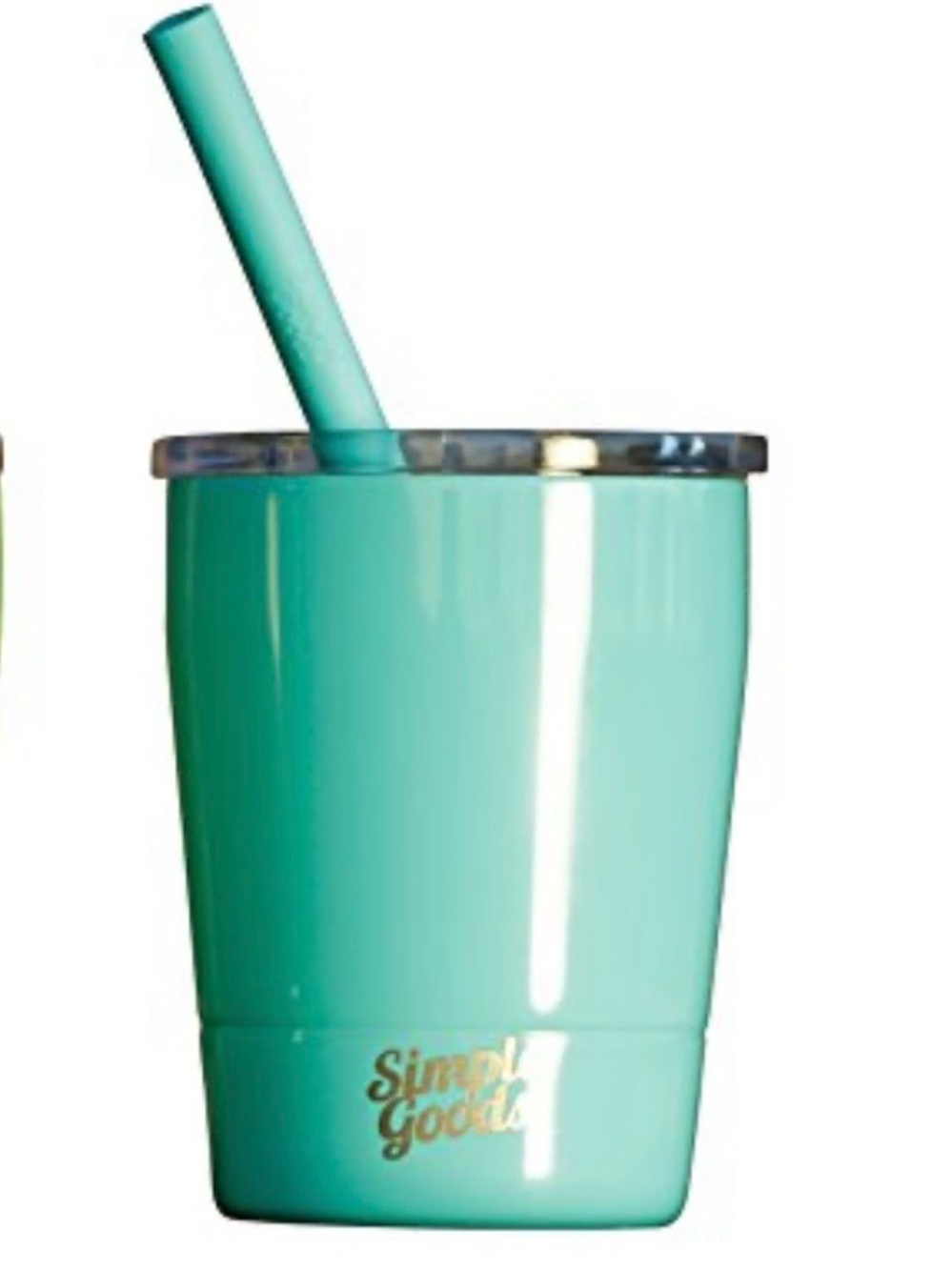 Simple Goods kids stainless steel 8oz tumbler with acrylic lid & Silicon Straw